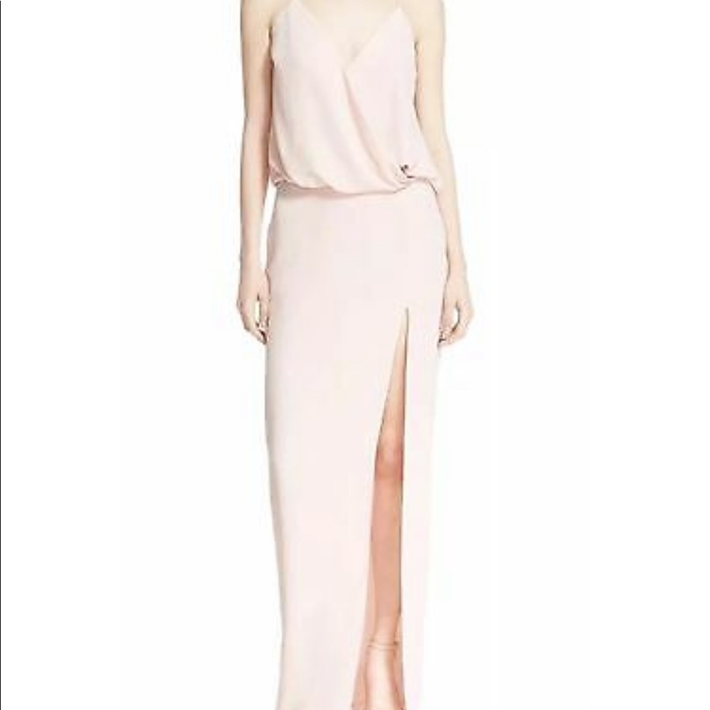 ELIZABETH AND JAMES BLUSH DRESS SZ 2
